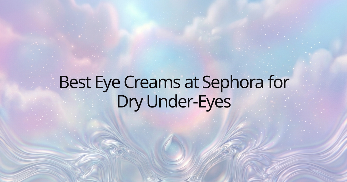 Best Eye Creams at Sephora for Dry Under-Eyes