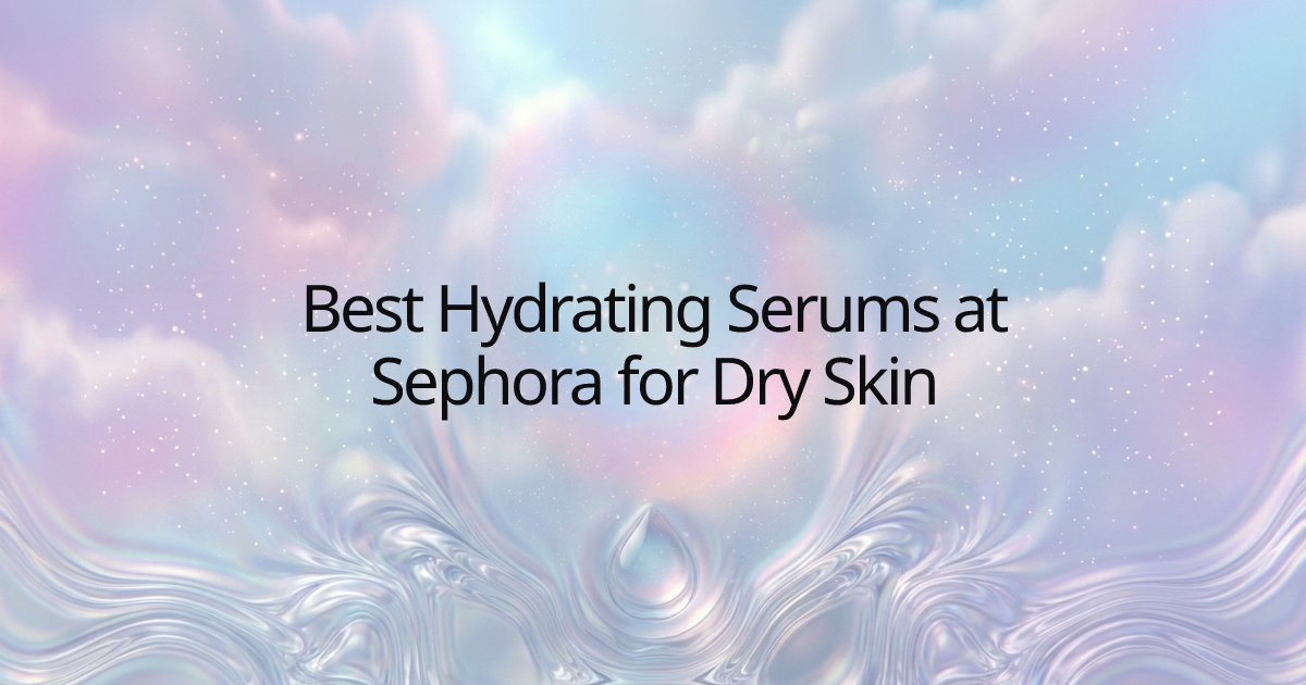Best Hydrating Serums at Sephora for Dry Skin