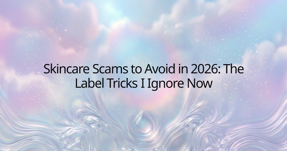 Skincare Scams to Avoid in 2026: The Label Tricks I Ignore Now